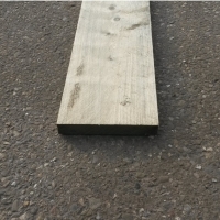 Vergrijsd steigerhout - 3 x 19,5 x 250 cm