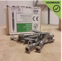 Vlonderschroef 5.0 x 50 - RVS 410