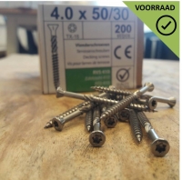 Vlonderschroef 4.0 x 50 - RVS 410