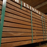 Azobe regel - 4,5 x 7 x 450 cm