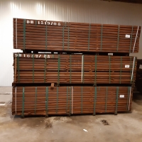 Azobe regel - 4,5 x 7 x 450 cm