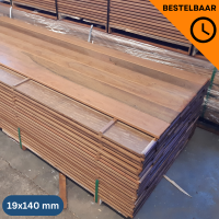 Ipe vlonderplank - 1,9 x 14,0 x 490 cm