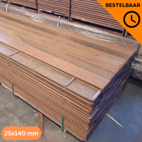 Ipe vlonderplank - 2,5 x 14,0 x 612 cm