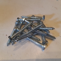 Houtdraadbout M6x50 - Per stuk