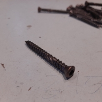 Vlonderschroef 5.0 x 60 - RVS 304 - Brons