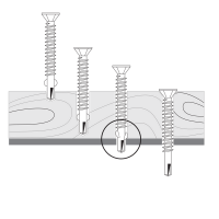 Trailervloer-schroeven zelfdraadsnijdend 7.9 x 50  - Zak 100 stuks