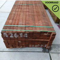 Angelim Vermelho paal - 7 x 7 x 275 cm