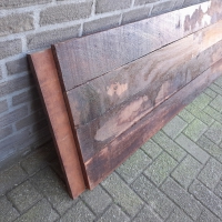 Beschoeiingsschot AV hardhout 200 cm -  Diverse hoogtes