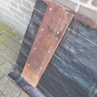 Beschoeiingsschot AV hardhout 200 cm -  Diverse hoogtes