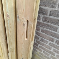 Grenen tuindeur - 195 cm hoog - Diverse breedtes