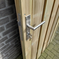 Grenen tuindeur - 195 cm hoog - Diverse breedtes