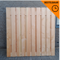 Douglas tuinscherm - 19+2 planken -  180 x 180 cm