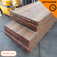 Ipe vlonderplank smal - 1,9 x 9,0 x 490 cm