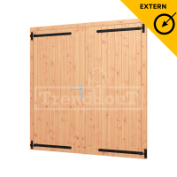 Douglas opgeklampte deur dubbel 1900x2020mm