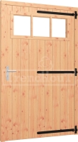 Douglas opgeklampte deur enkel XL met bovenraam 1335x2170mm rechtsdraaiend